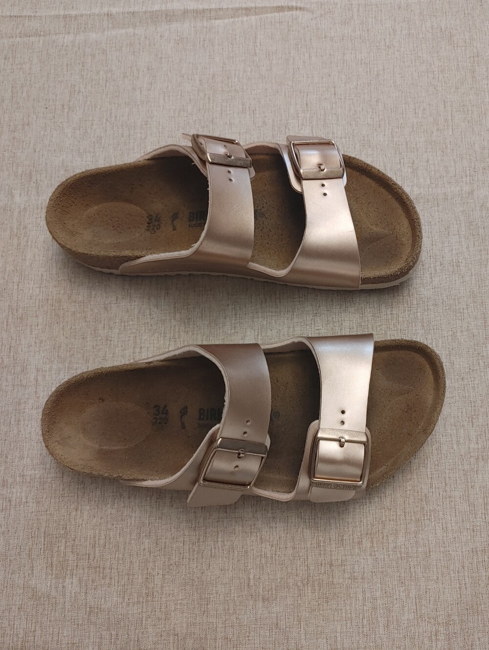 Birkenstock Arizona Kids In Electric Metallic Copper - Picture 5 of 11